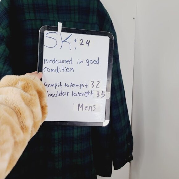 Polar King Men's Navy Green Cotton Plaid Flannel Button-Front Shirt Size 3XLT - Picture 7 of 7